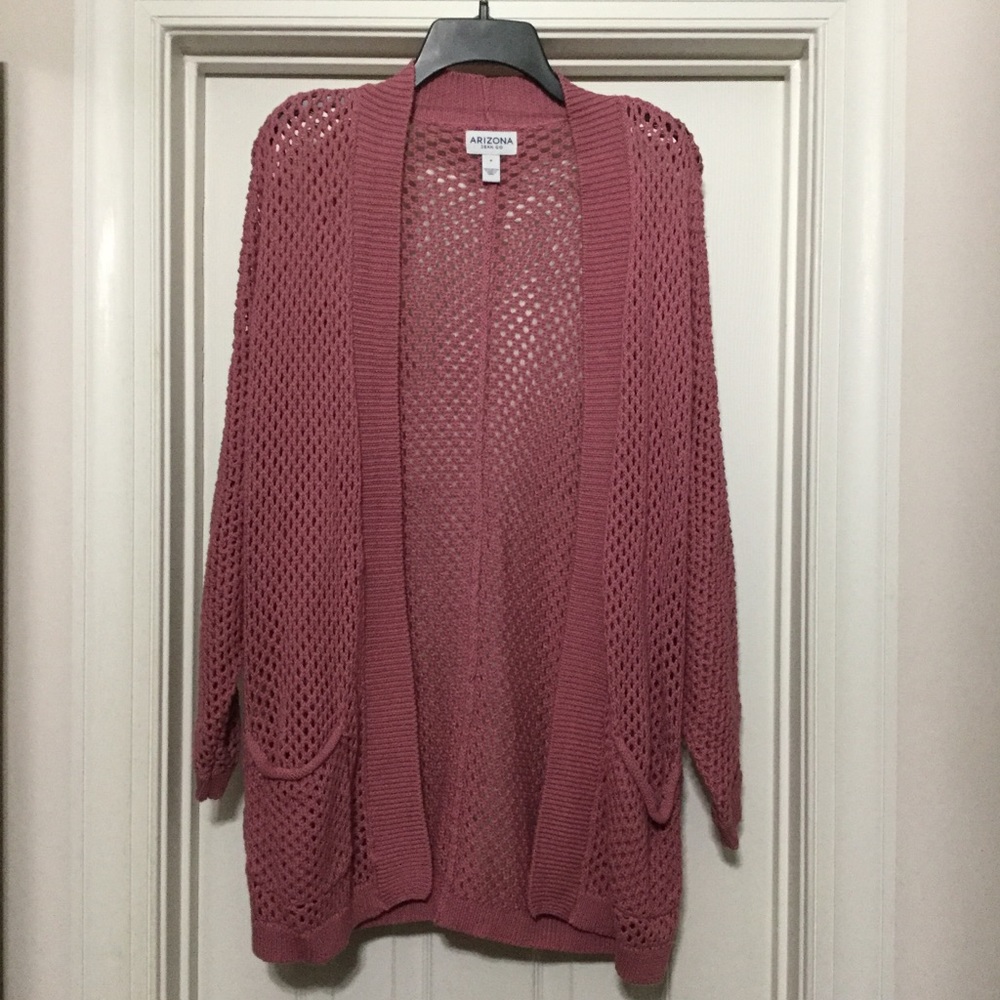 Arizona Jean Co. Rose cardigan with pockets